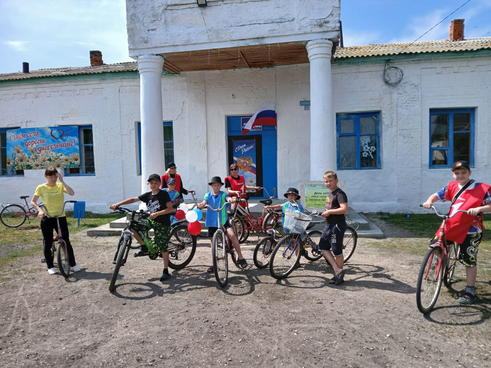 Велопробег к Дню России, с. Дубровное.