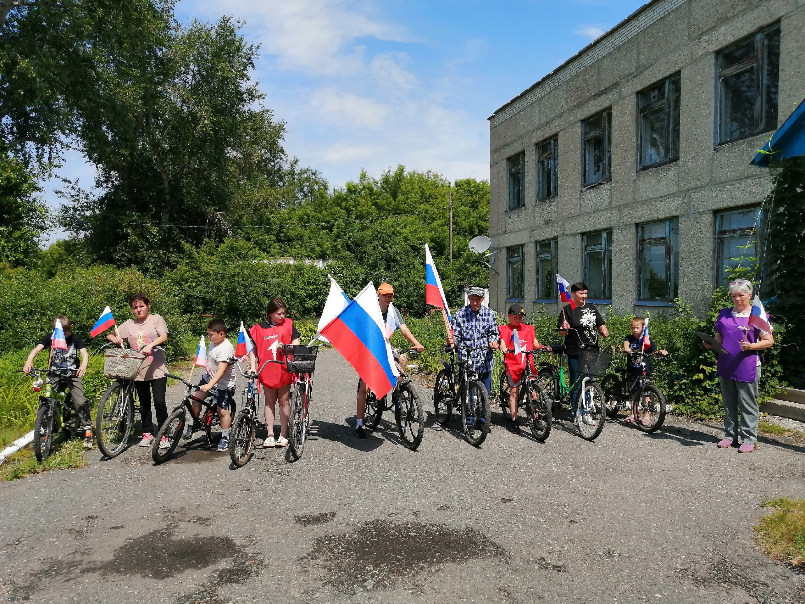 Велопробег к Дню России.